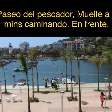 Апартаменты Departamento Sobre Costera, 1Min La Quebrada, 3M Playas Y Yates Акапулько Экстерьер фото